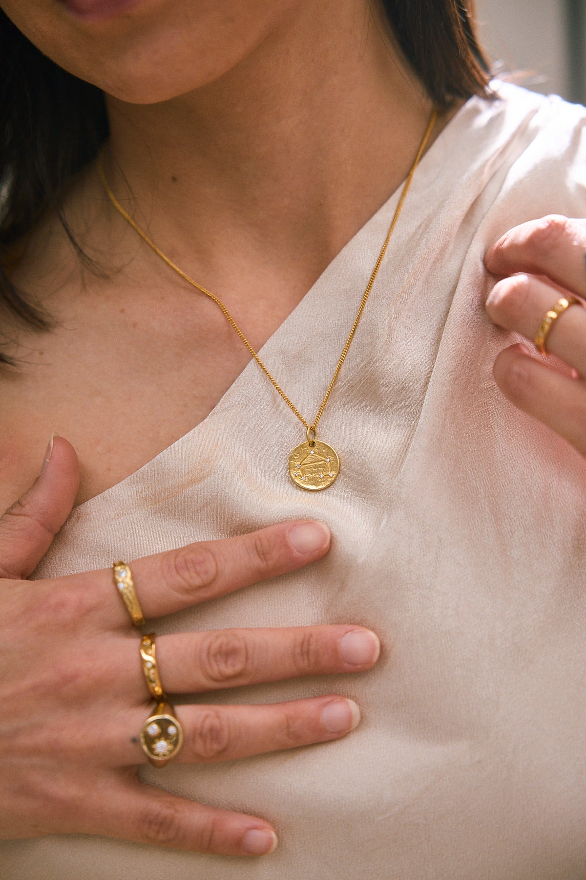 Libra: Star constellation necklace