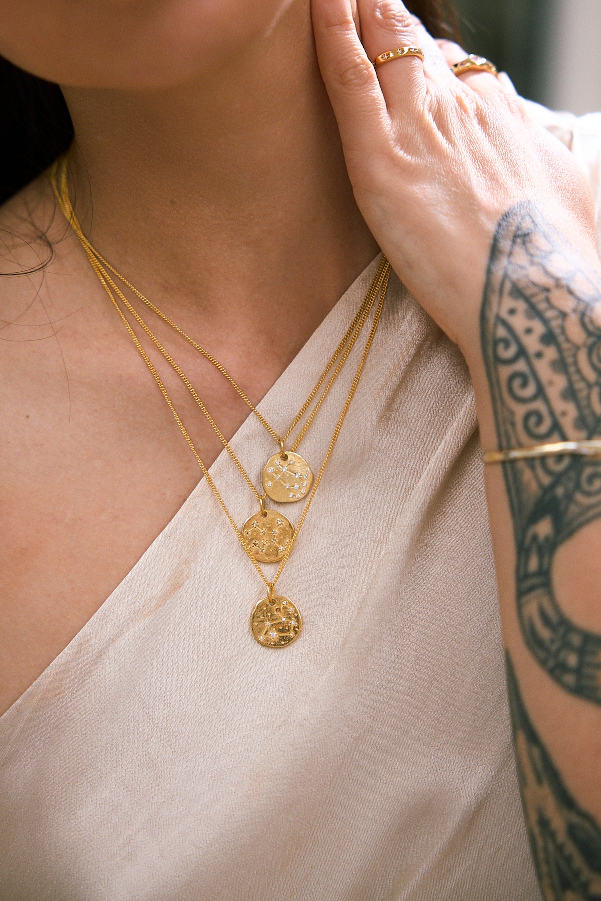 Gemini: Star constellation necklace