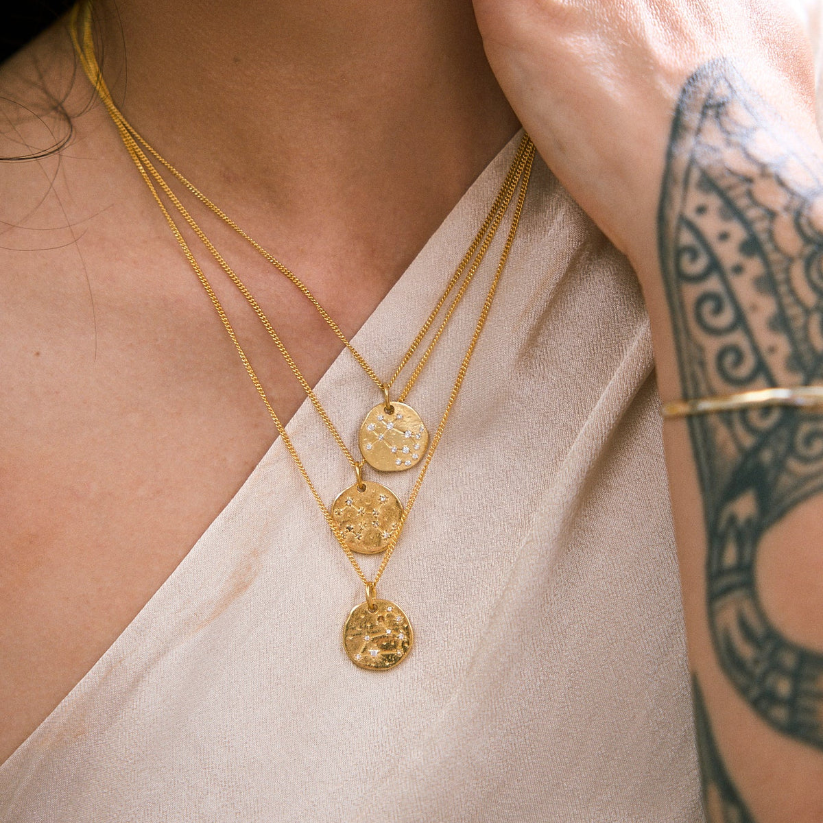 Gemini: Star constellation necklace
