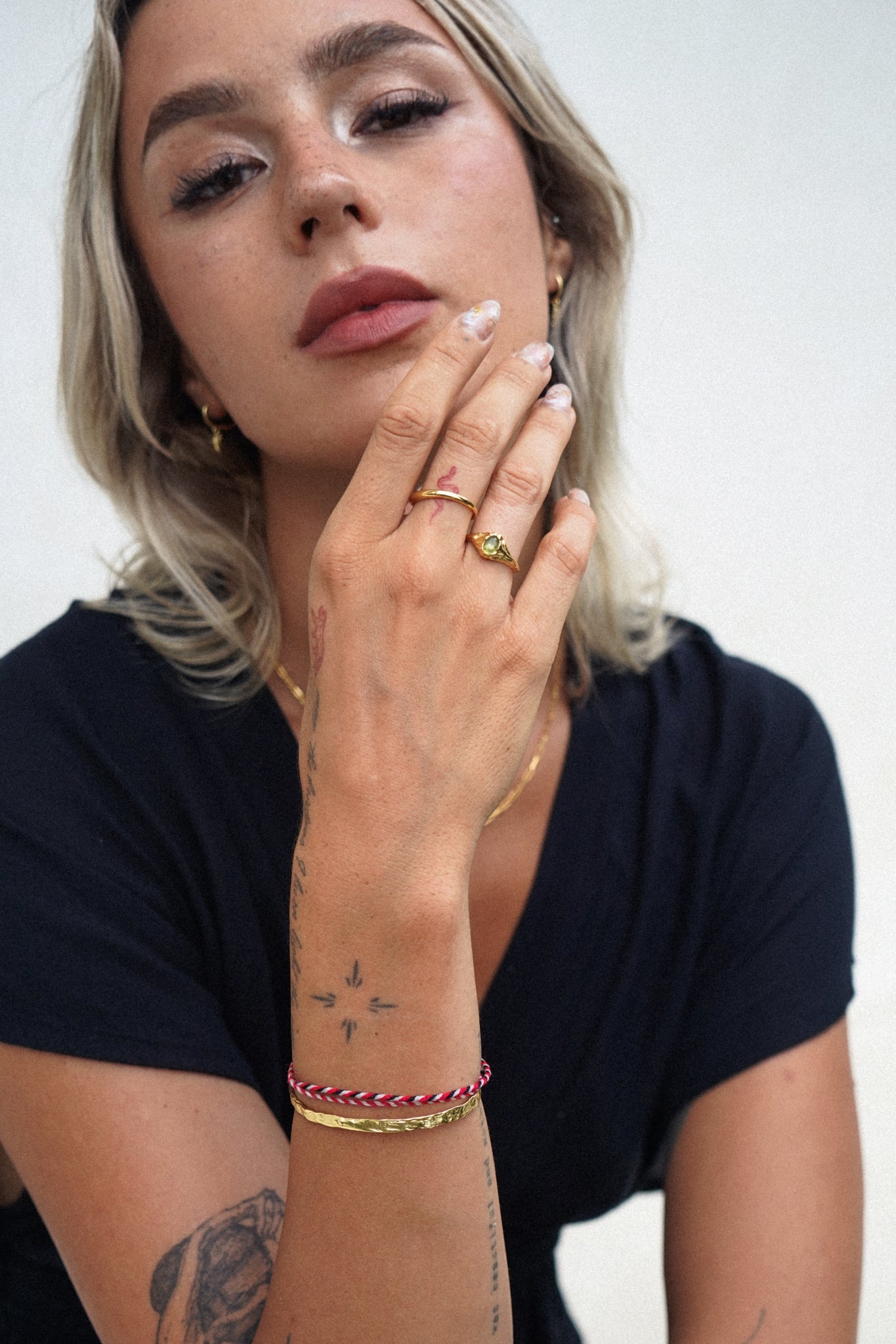 Alexis Ring Light Olive Green MarauxJewellery