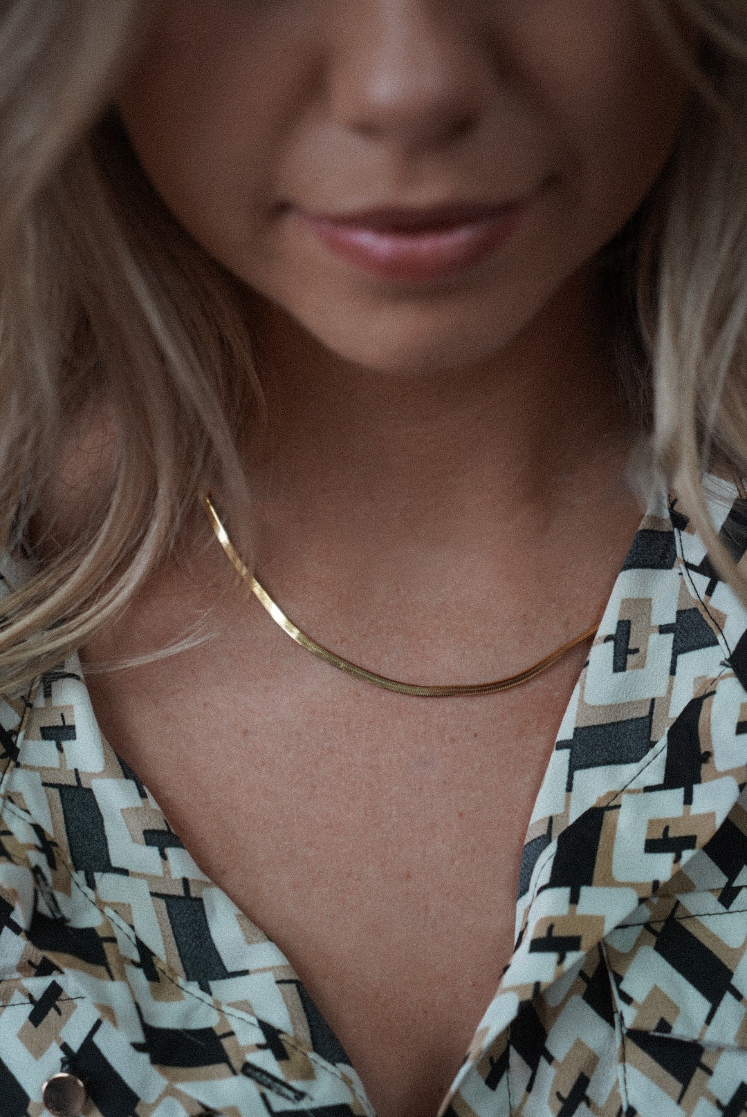 Maraux Herringbone Chain Necklace