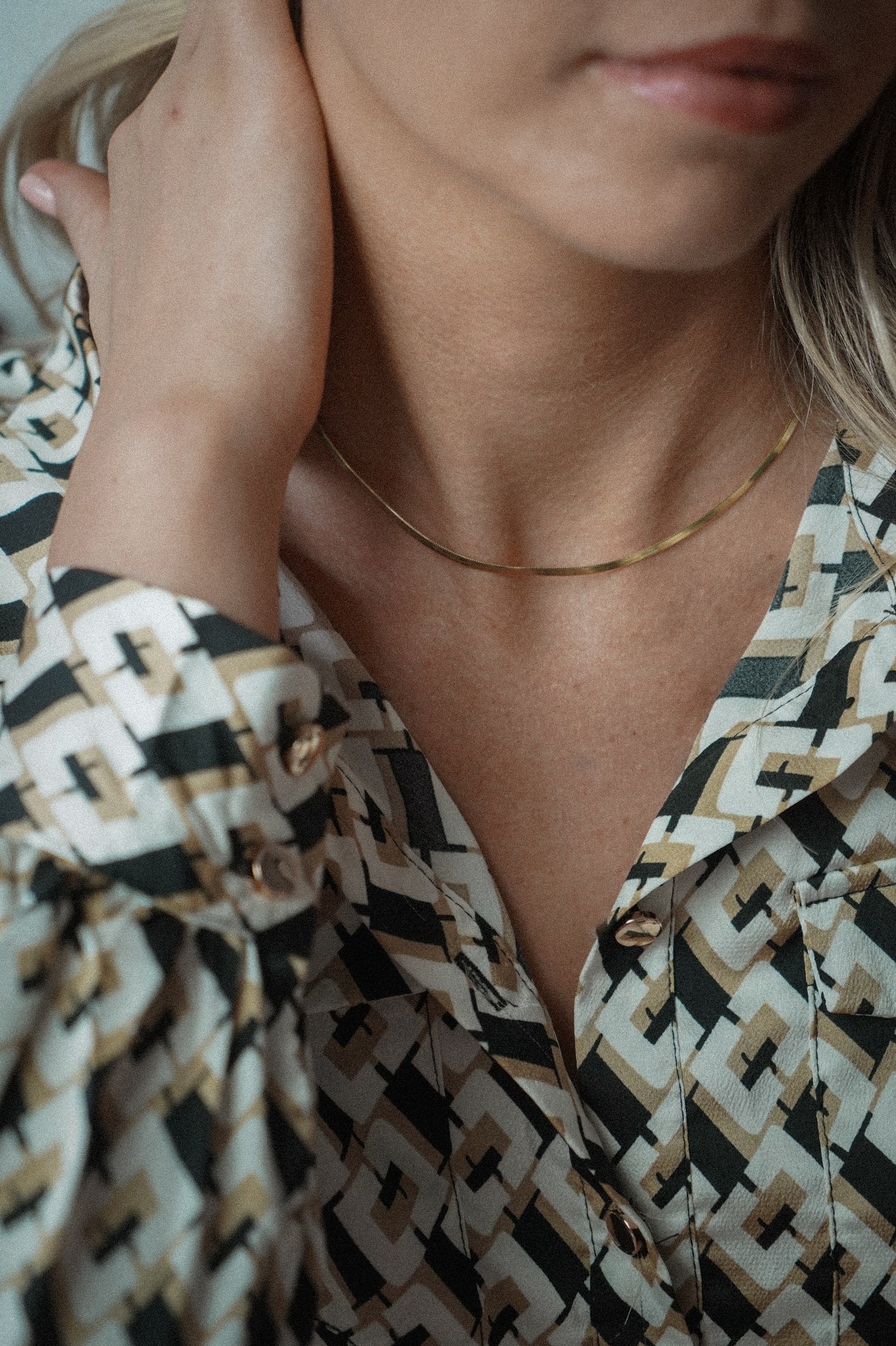 Maraux Herringbone Chain Necklace