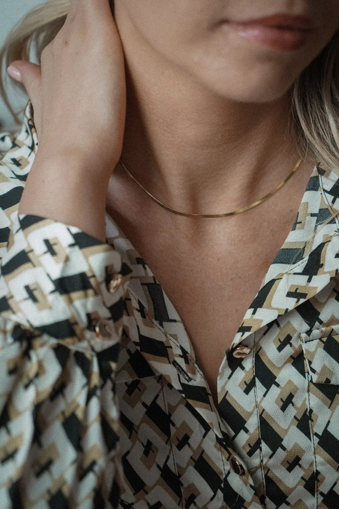 Maraux Herringbone Chain Necklace MarauxJewellery