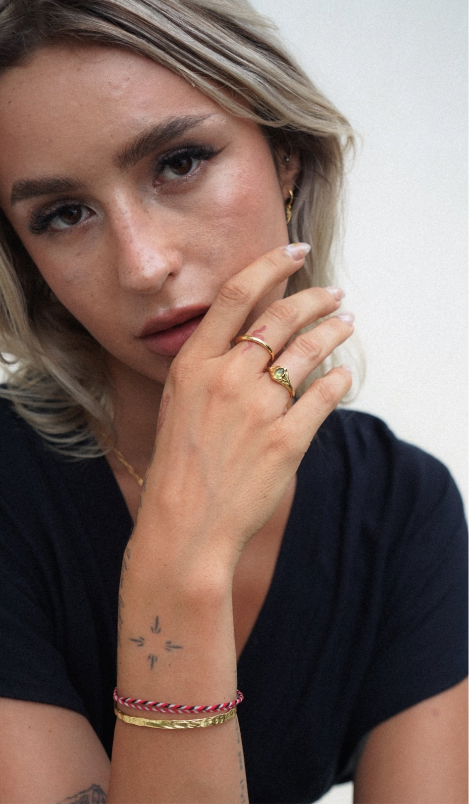 Alexis Ring Light Olive Green MarauxJewellery