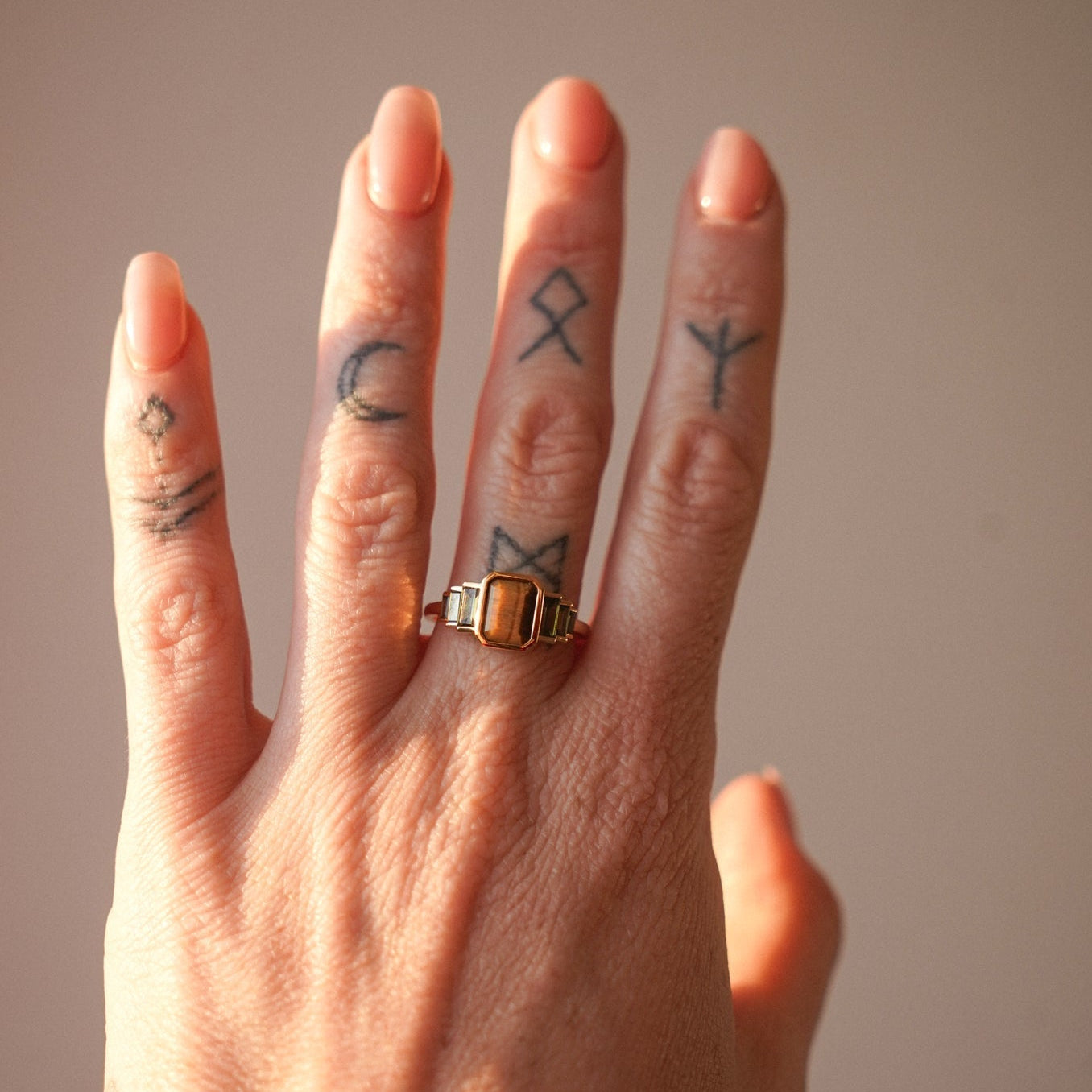 Maraux Tiger Lily Art Deco Inspired Ring MarauxJewellery