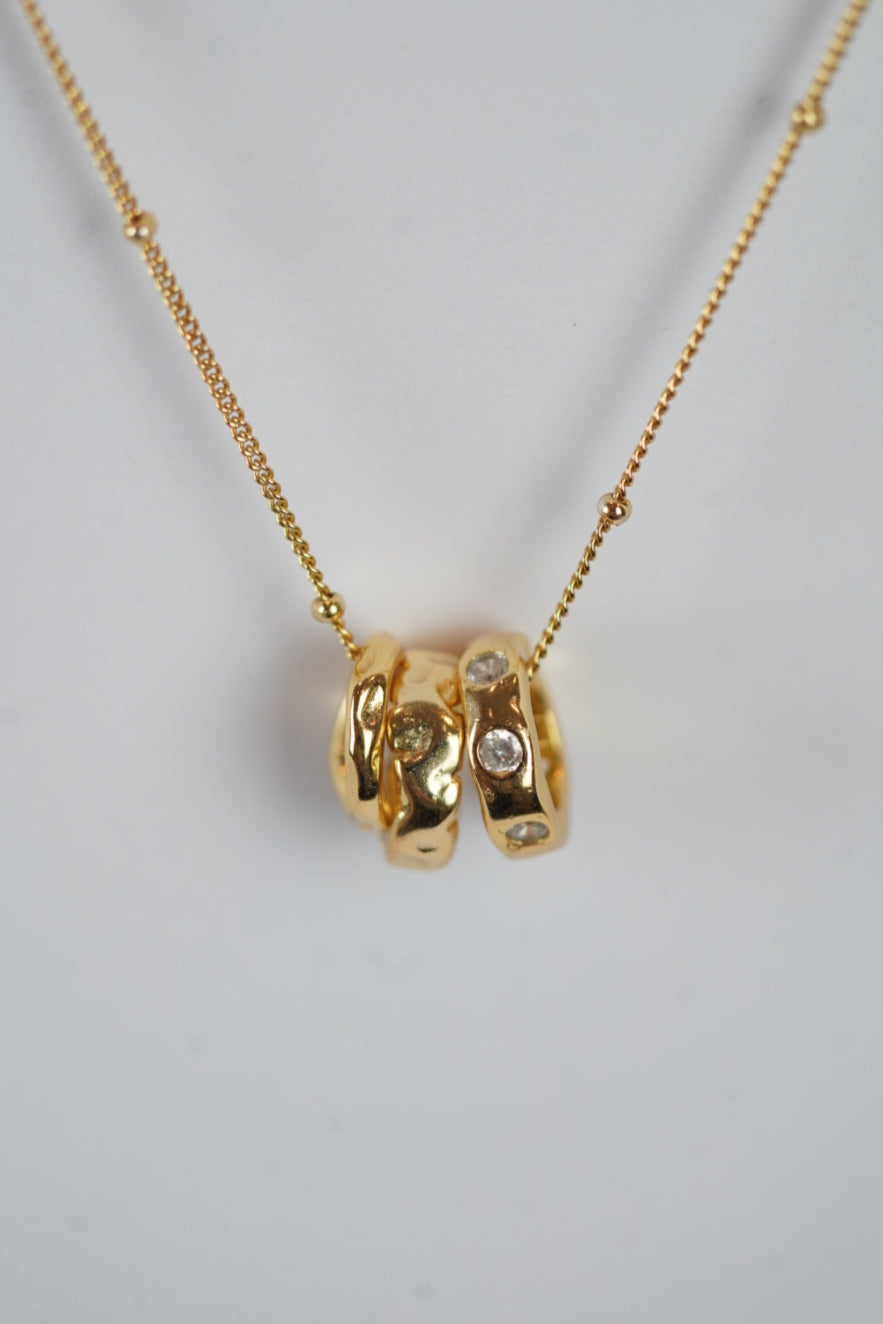 Maraux Triple Love Necklace
