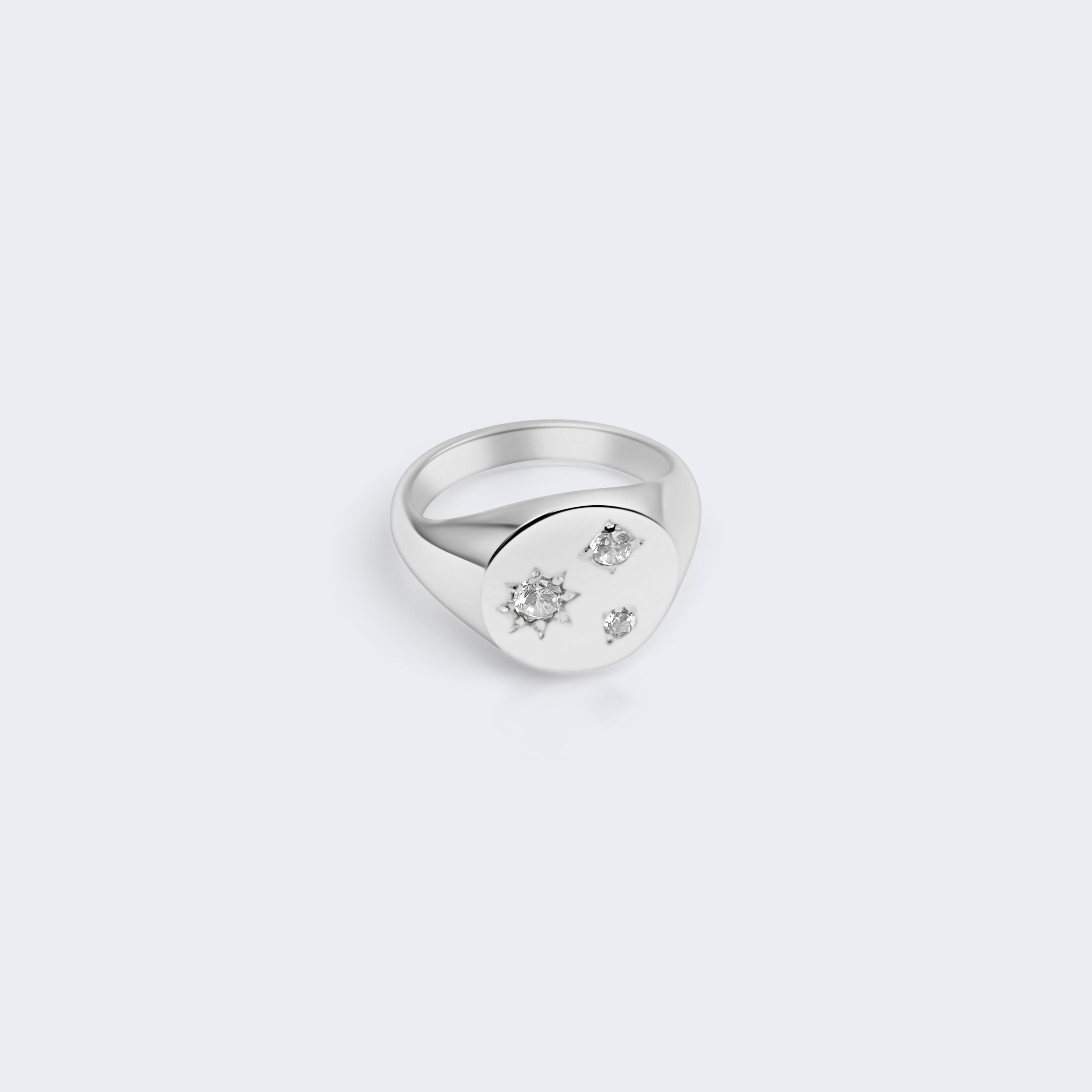 Tara round signet MarauxJewellery