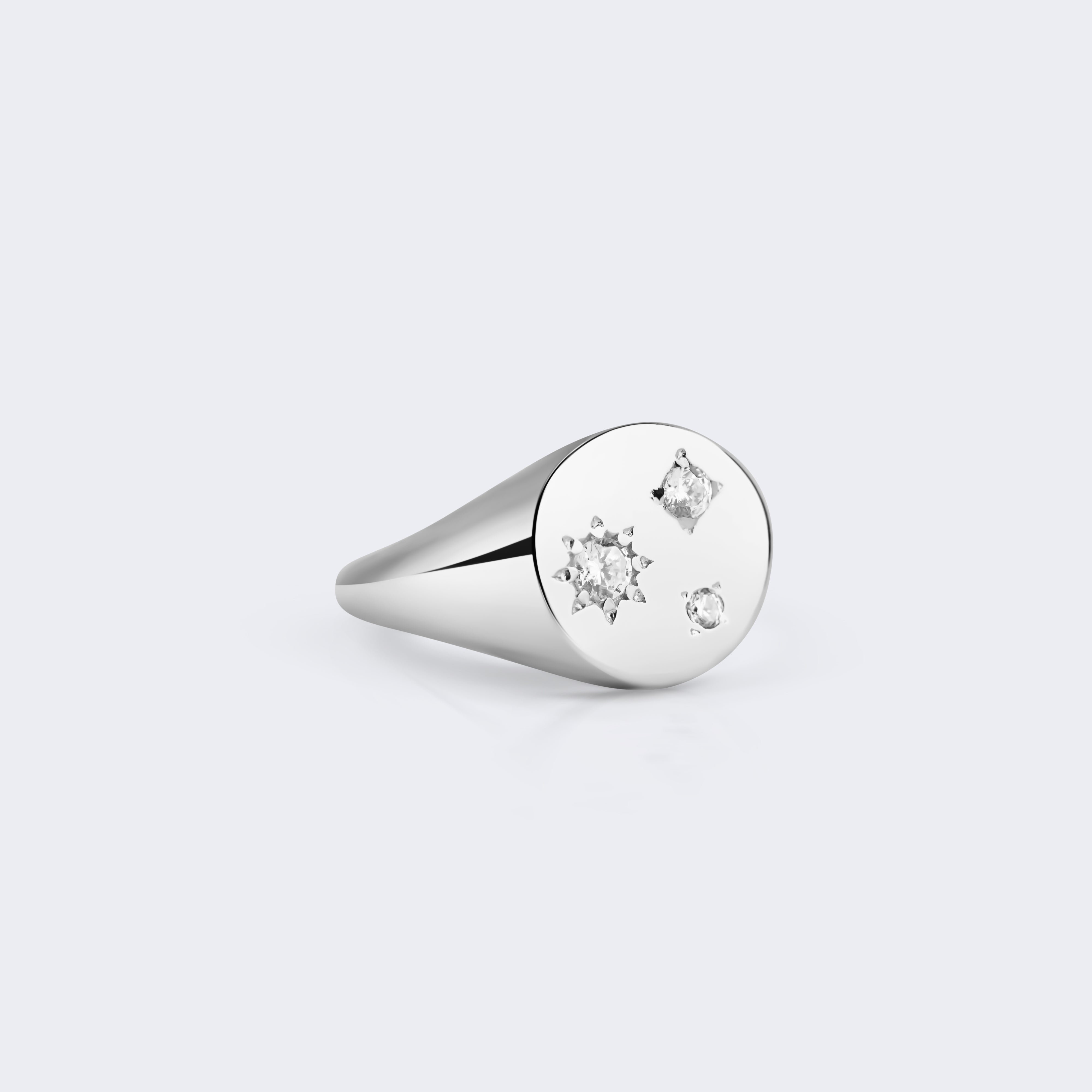 Tara round signet MarauxJewellery