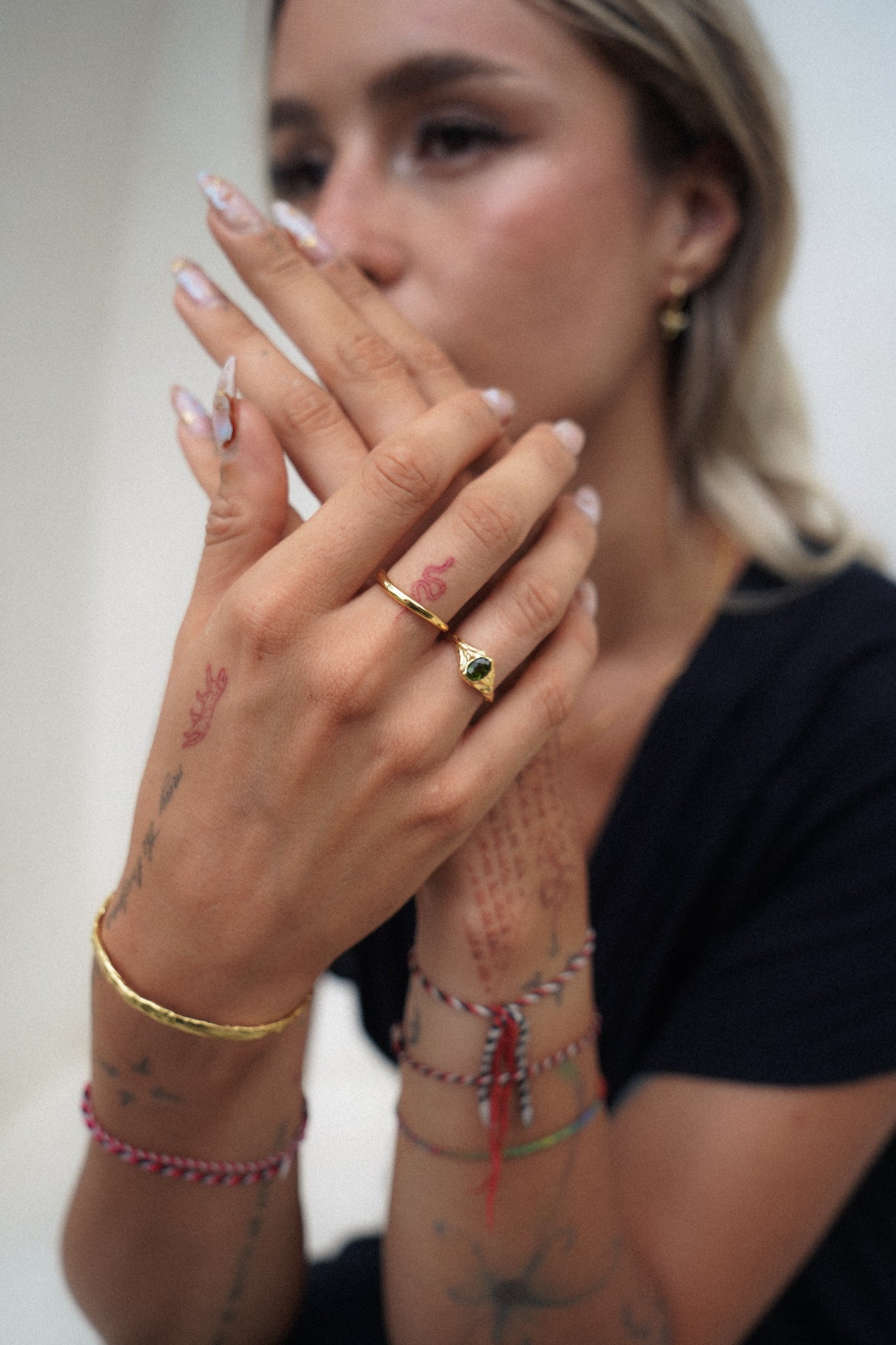 Alexis Ring Dark Green