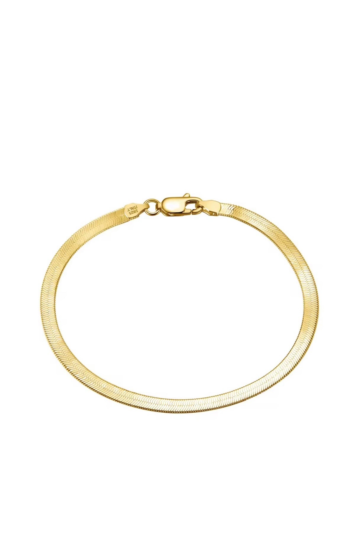 Maraux Herringbone Bracelet 3mm width