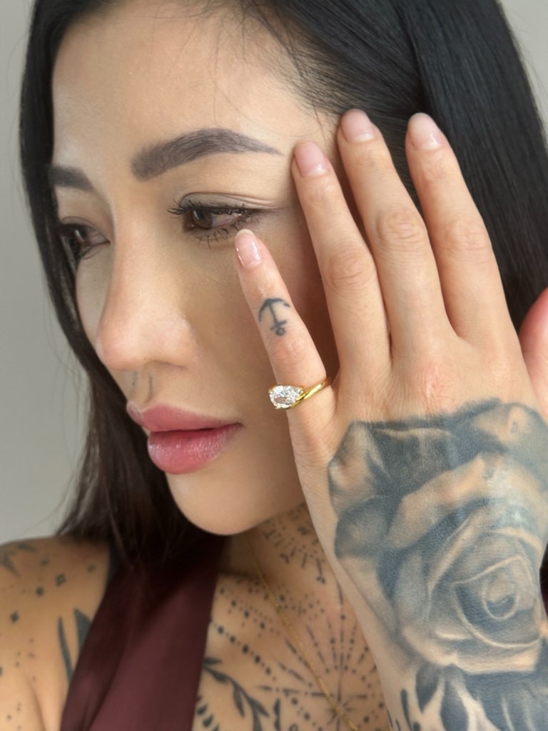 Ayla Pear Cut Ring MarauxJewellery