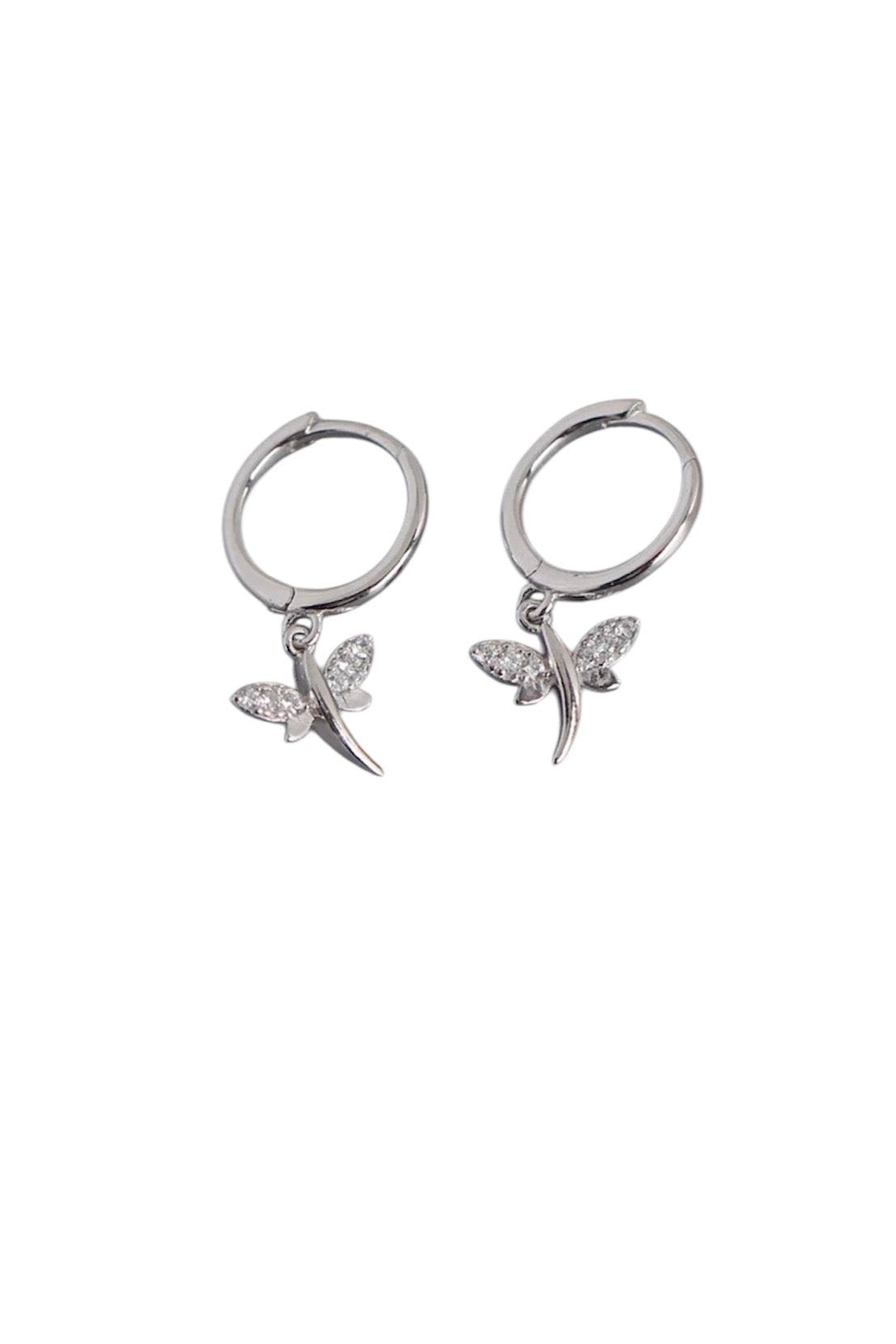 Maraux Dragonfly Huggie Earrings