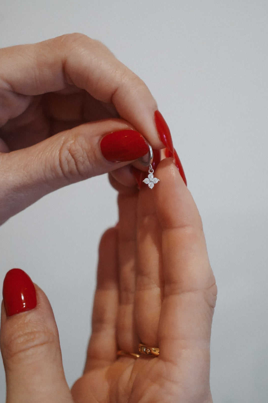 Clover Huggie Earrings MarauxJewellery