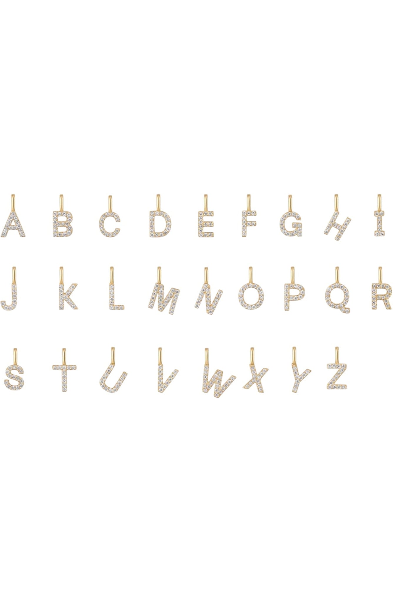 Letter A-Z pendant and chain MarauxJewellery