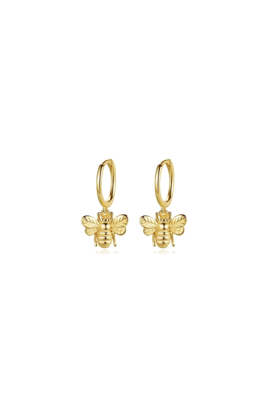 Queen Bee Huggie Earrings
