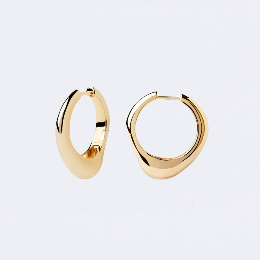 Dana Chunky Hoop earrings MarauxJewellery