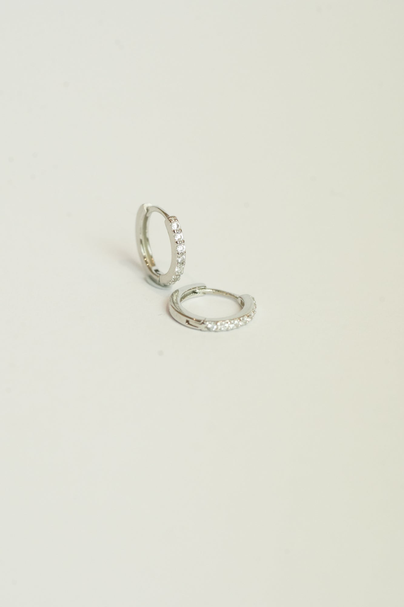 Zircon Huggies Earrings