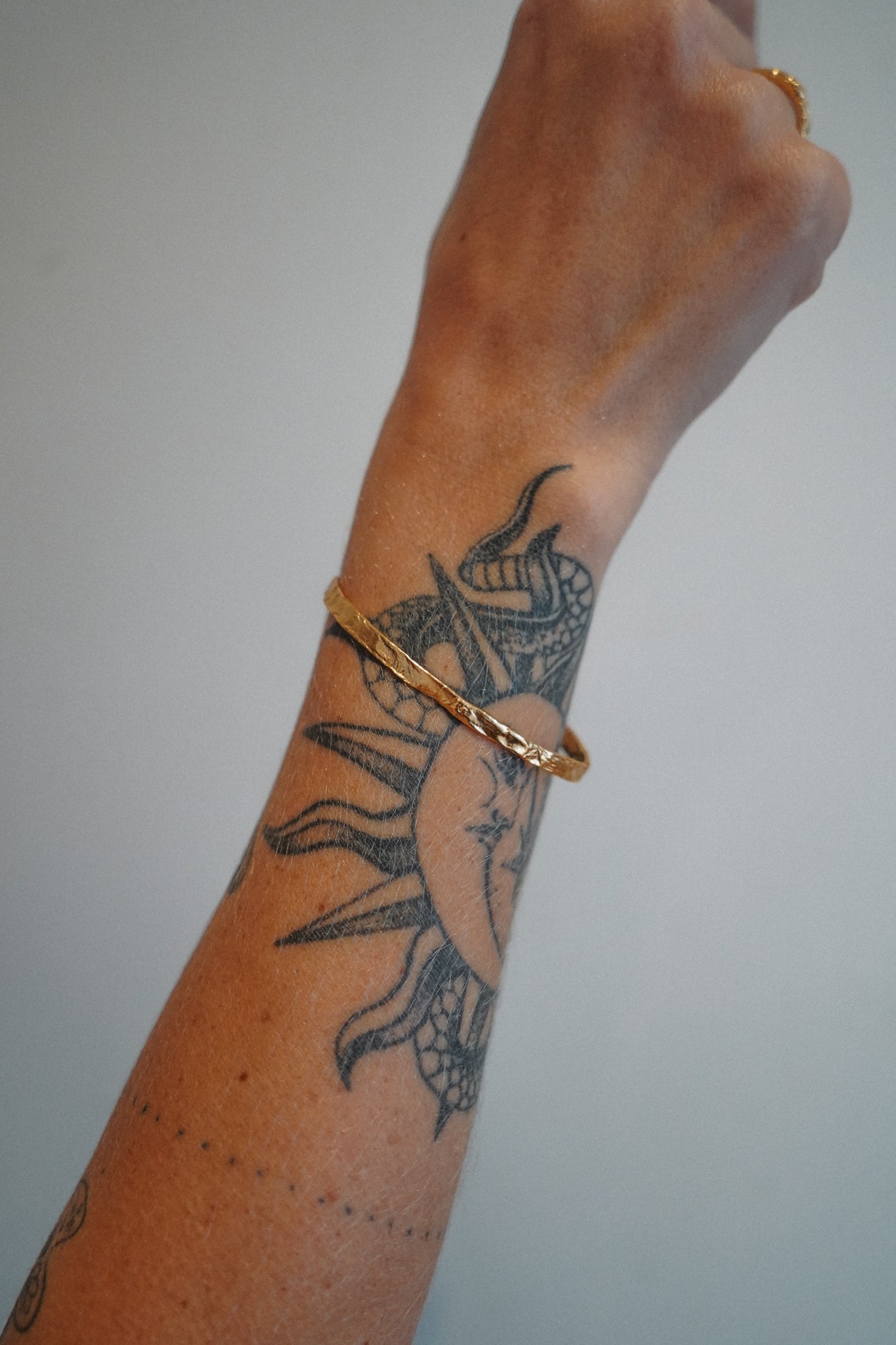 Olivia Hammered Cuff Bracelet