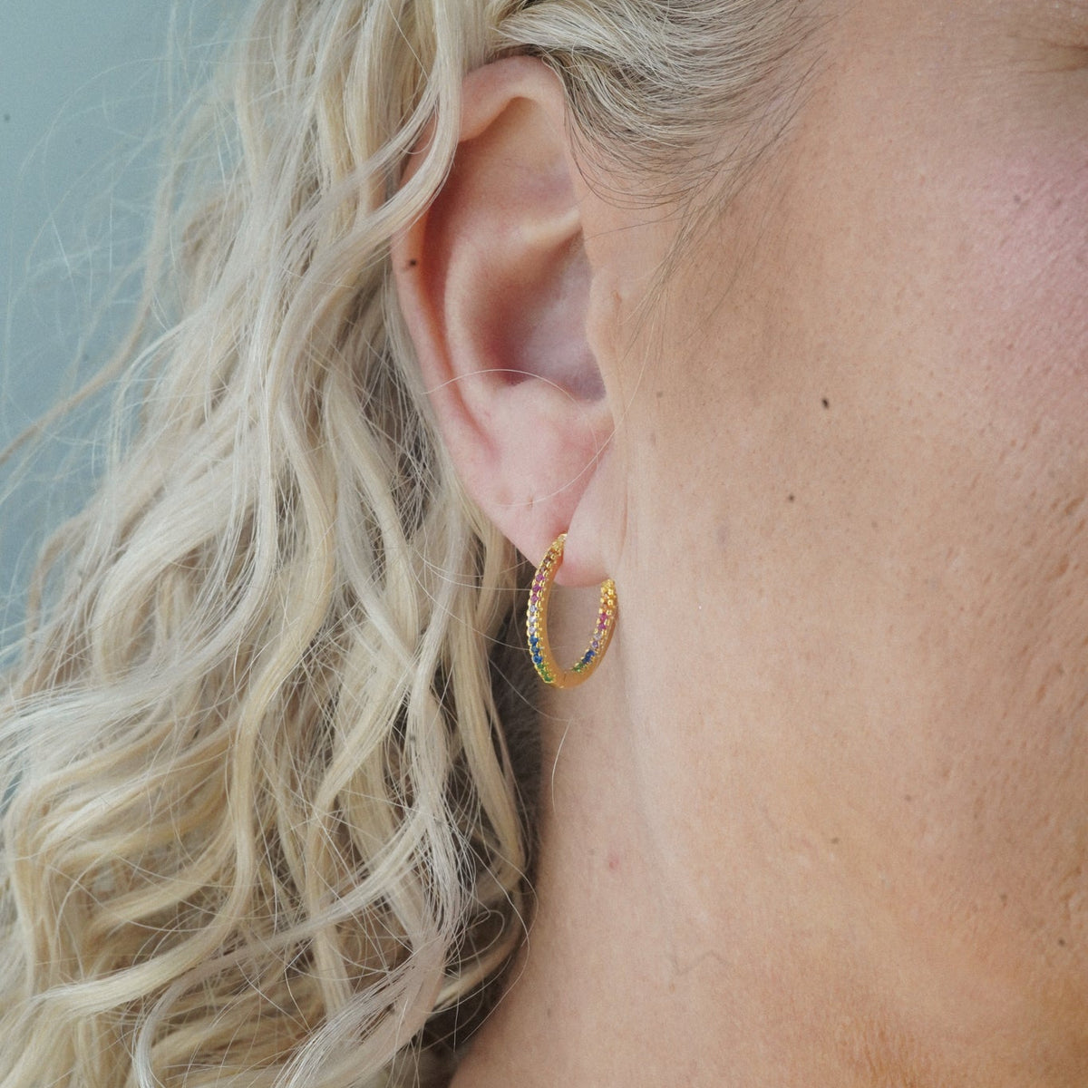 Dana Chunky Hoop Earrings