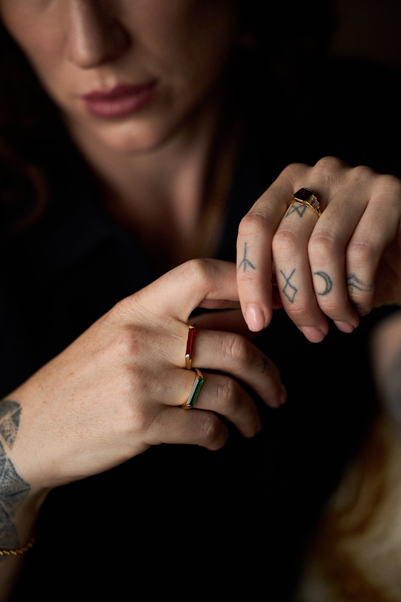 Soho Deep Green Ring MarauxJewellery