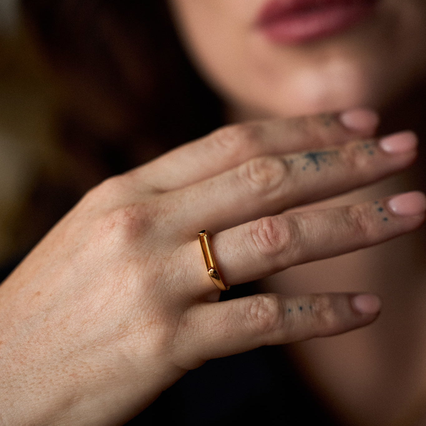 Maraux Classic Soho Deep Red Ring MarauxJewellery