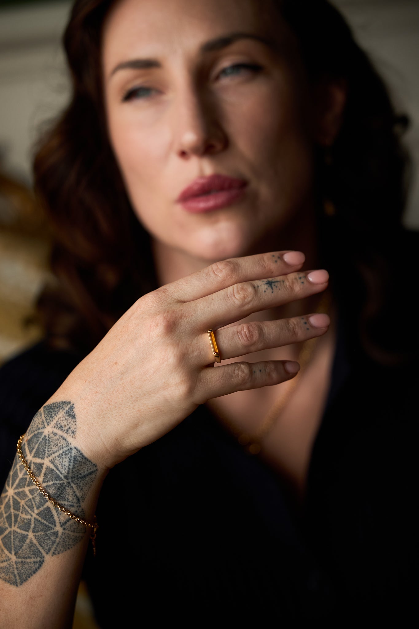 Soho Deep Green Ring MarauxJewellery