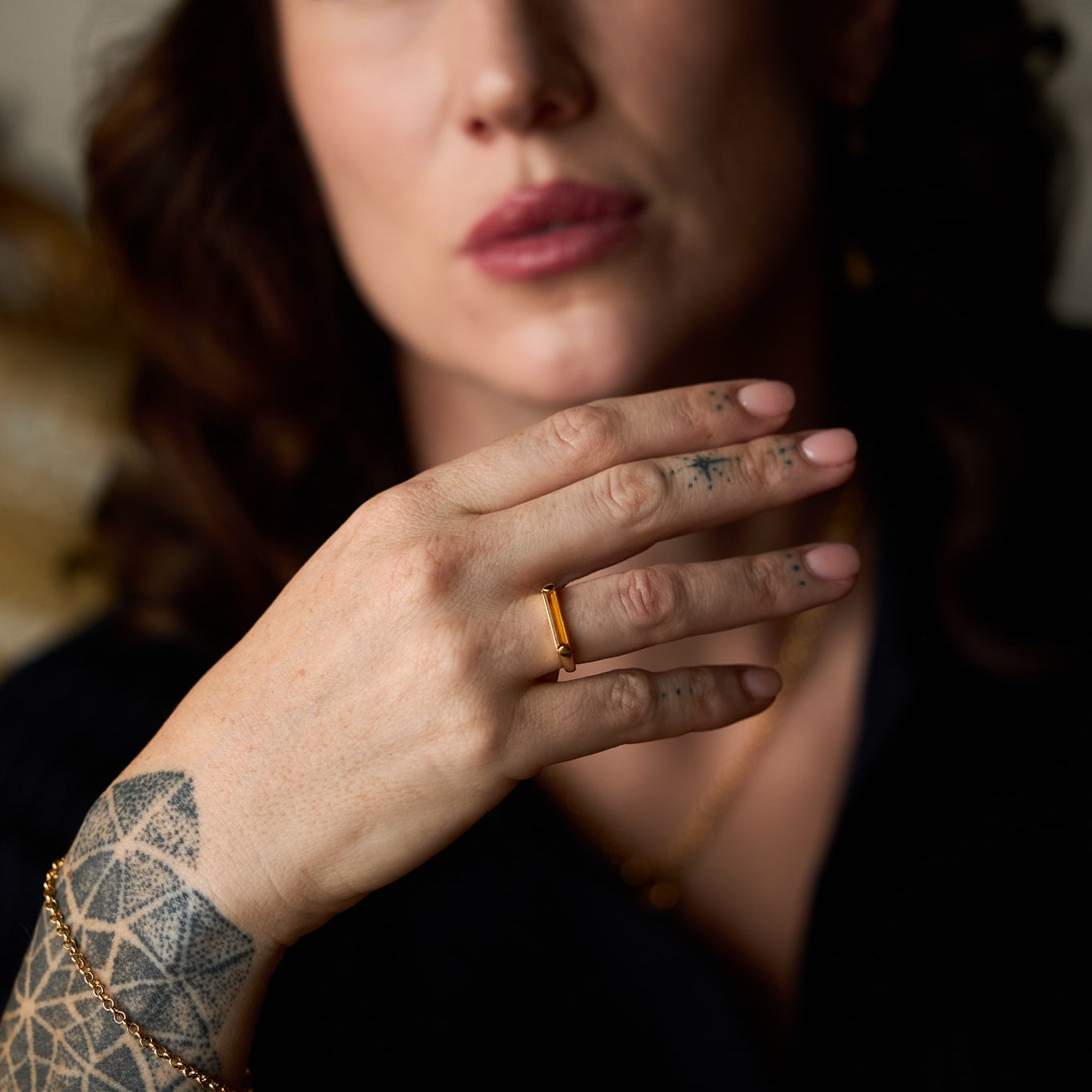 Soho Deep Green Ring MarauxJewellery