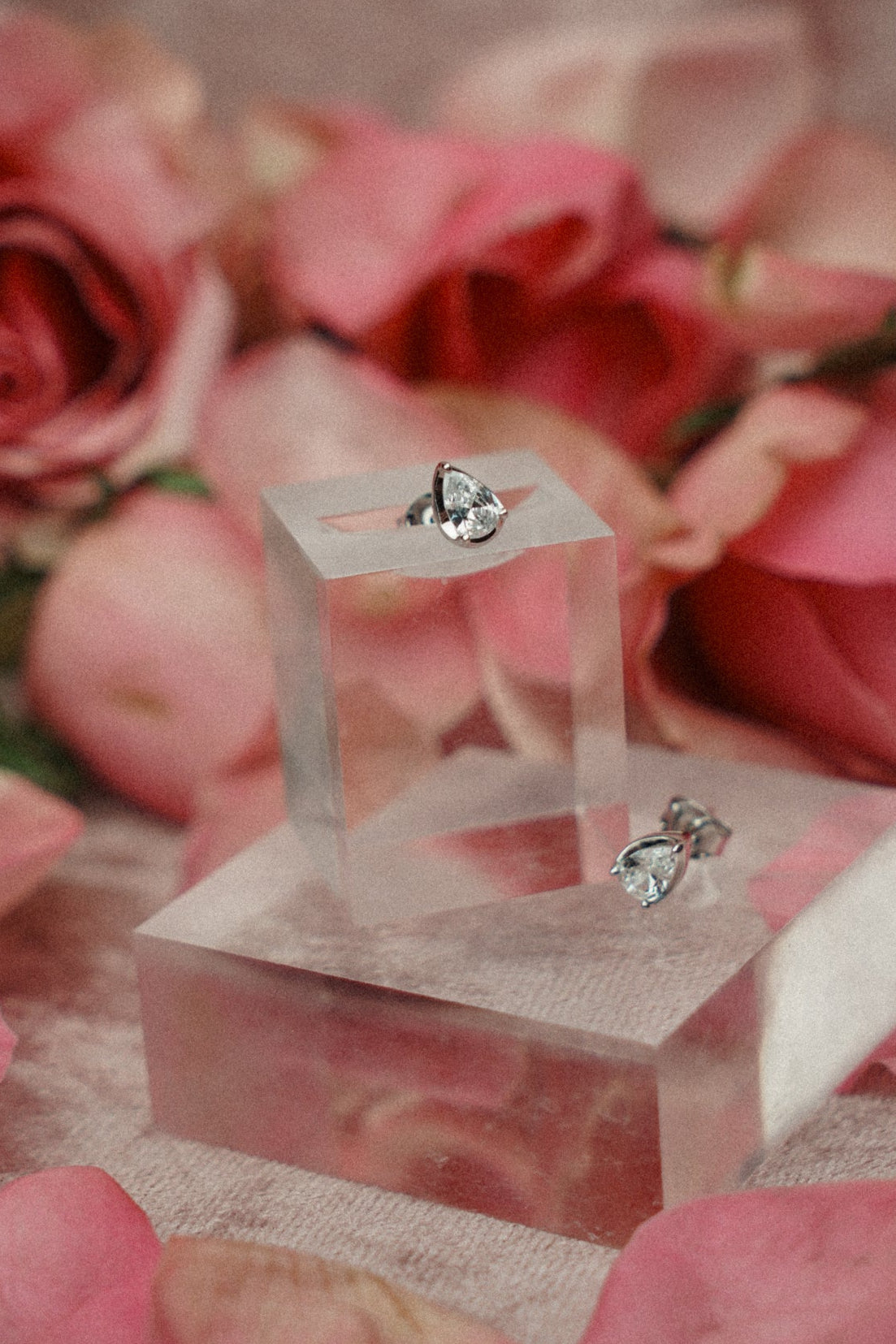 Valentine Pear Shaped Studs MarauxJewellery