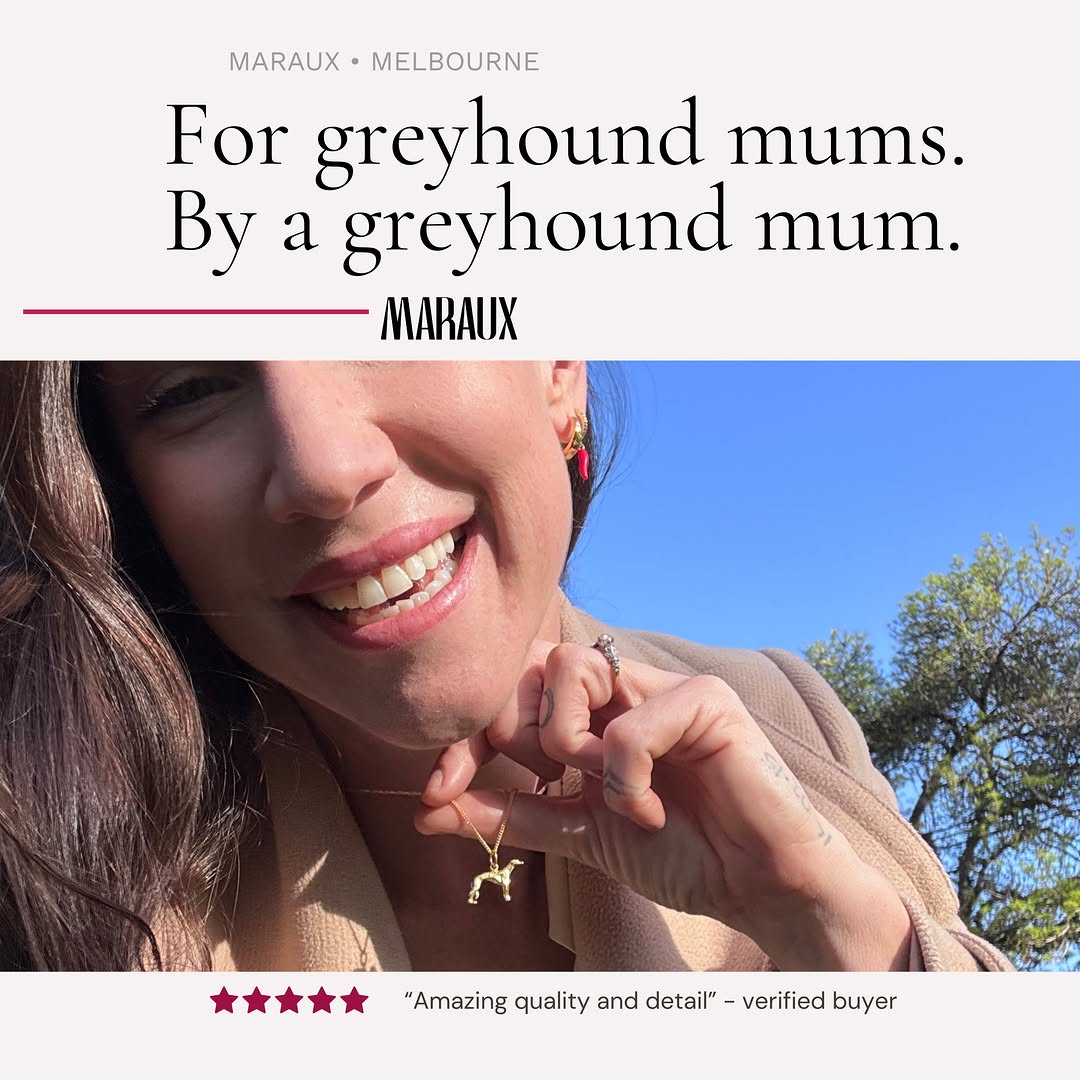 Greyhound Rescue Necklace - Snoot Society