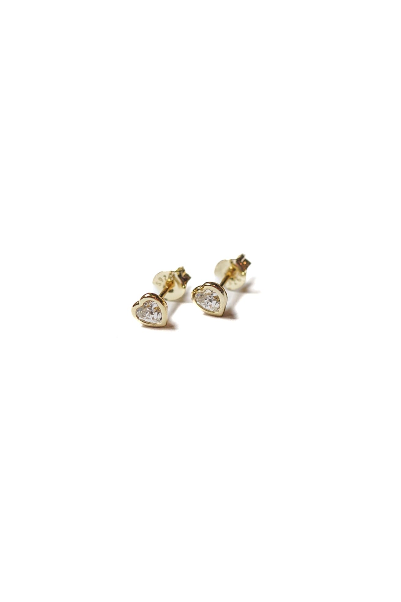Valentine Heart Shaped Studs MarauxJewellery