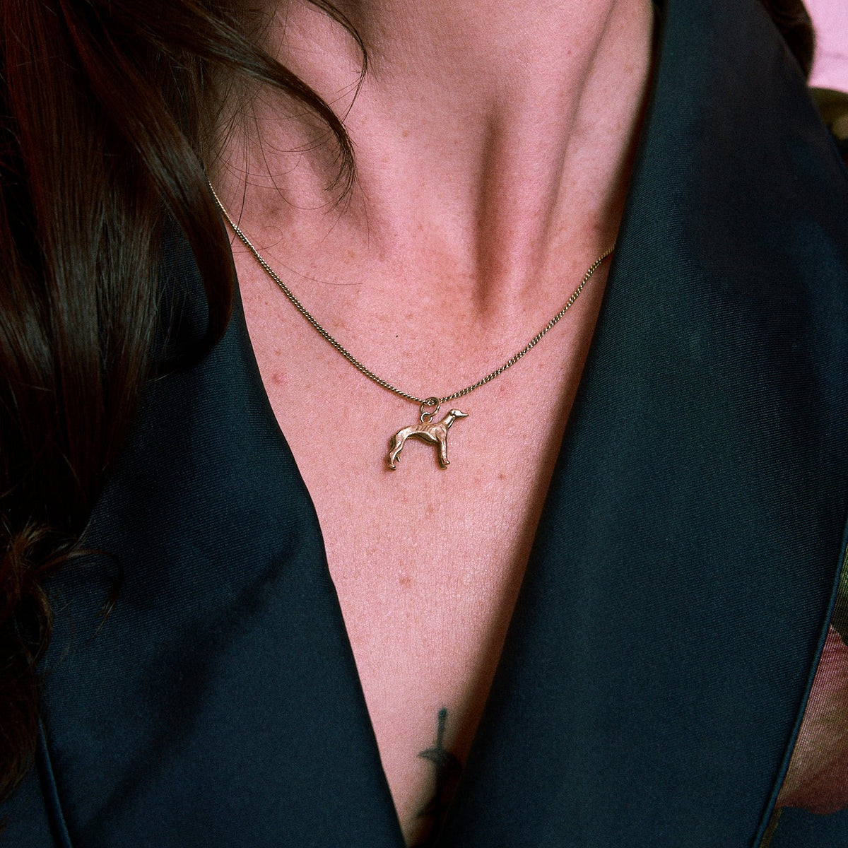 Greyhound Rescue Necklace - Snoot Society