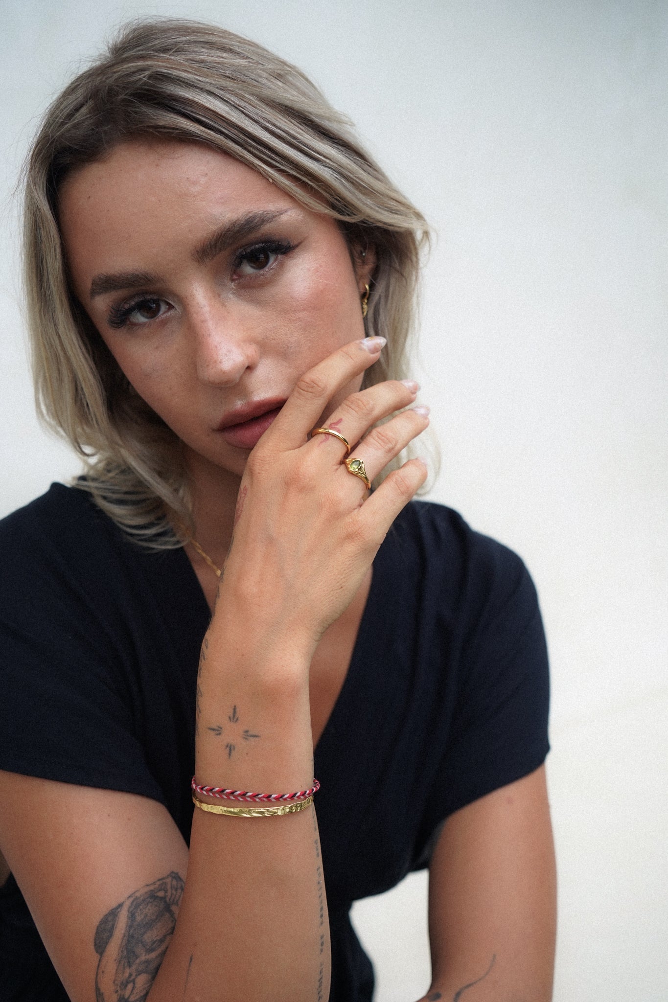 Alexis Ring Light Olive Green MarauxJewellery