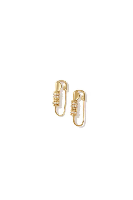 Safety Pin Earrings