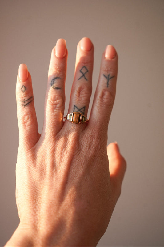 Maraux Tiger Lily Art Deco Inspired Ring MarauxJewellery