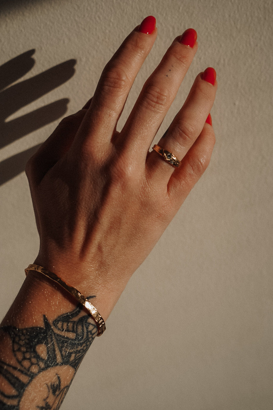 Olivia Textured Ring MarauxJewellery