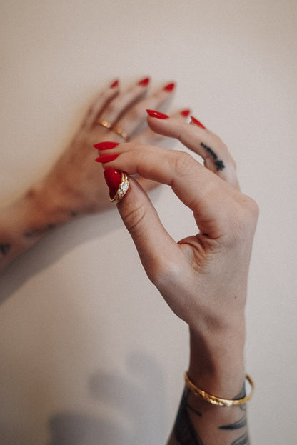 Maraux Olivia Textured Ring