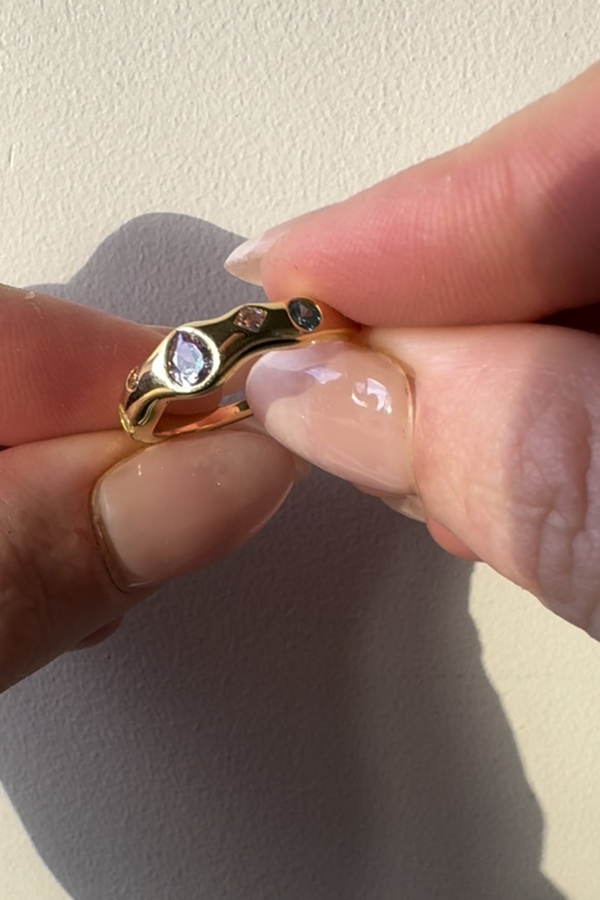 Jessica Pebble Ring. MarauxJewellery