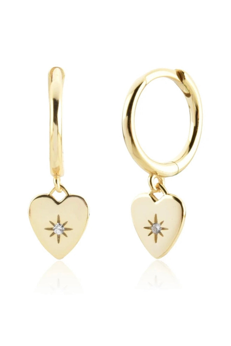 Maraux Love Heart Huggies MarauxJewellery