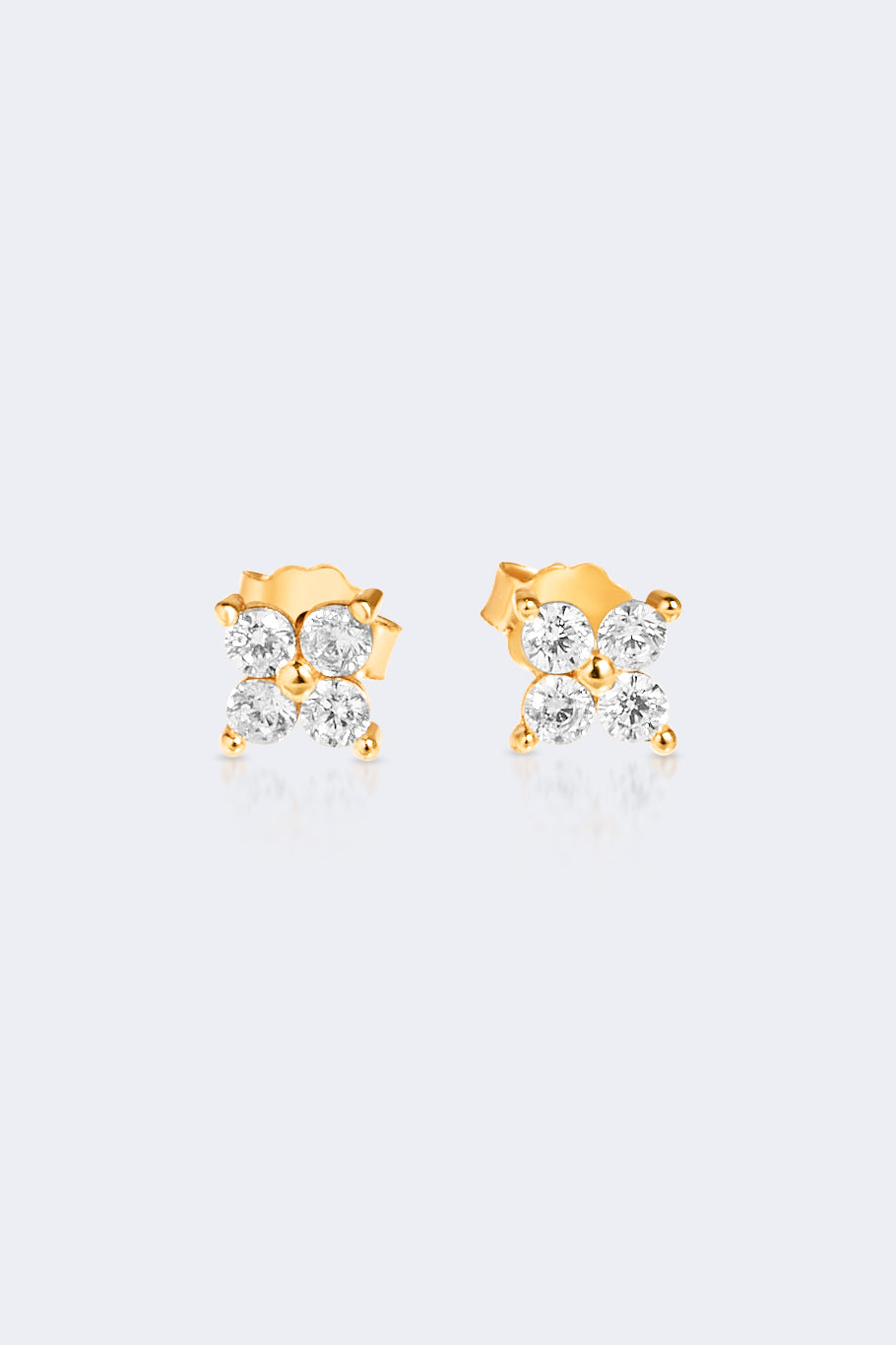 Clover studs MarauxJewellery
