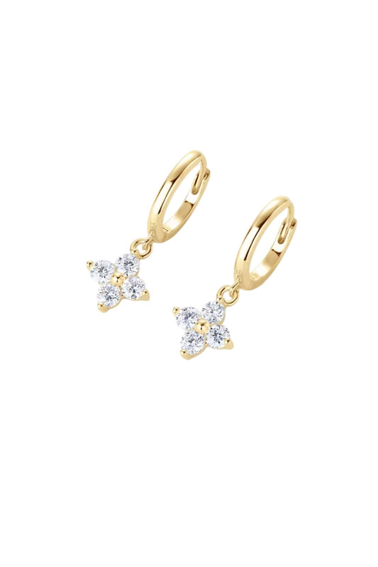 Clover Huggie Earrings