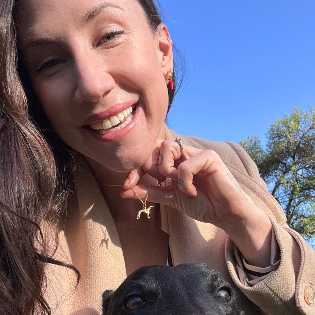 Greyhound Rescue Necklace - Snoot Society