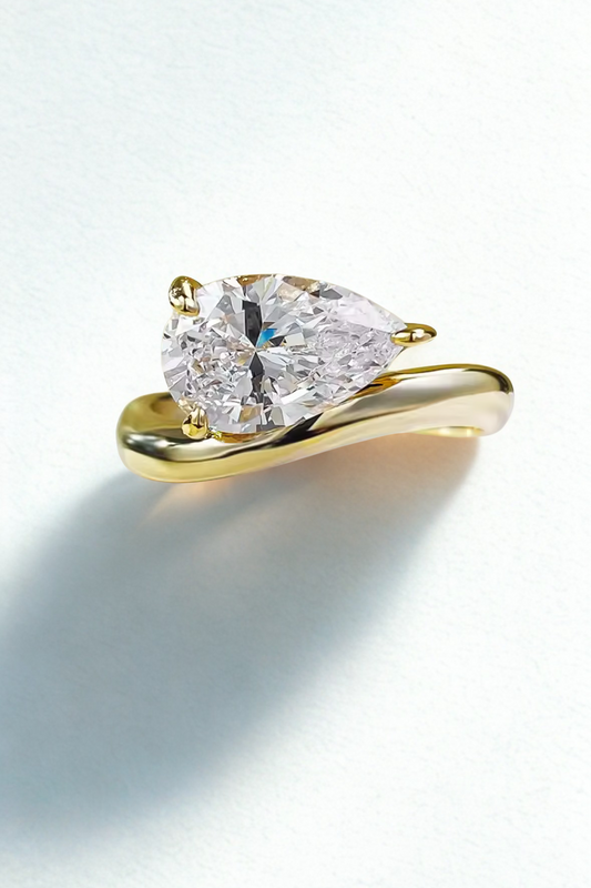 Ayla Pear Cut Ring MarauxJewellery