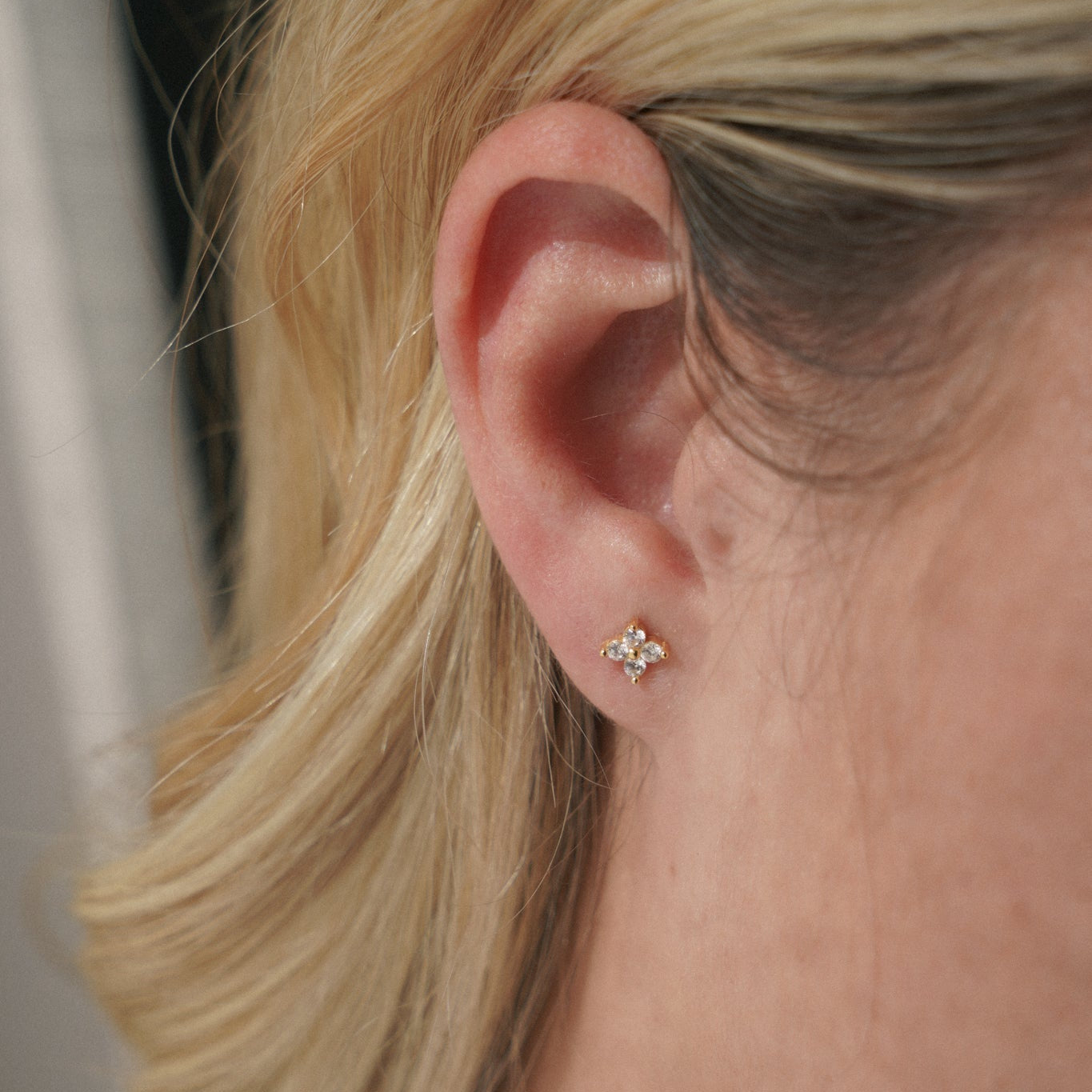 Clover studs MarauxJewellery