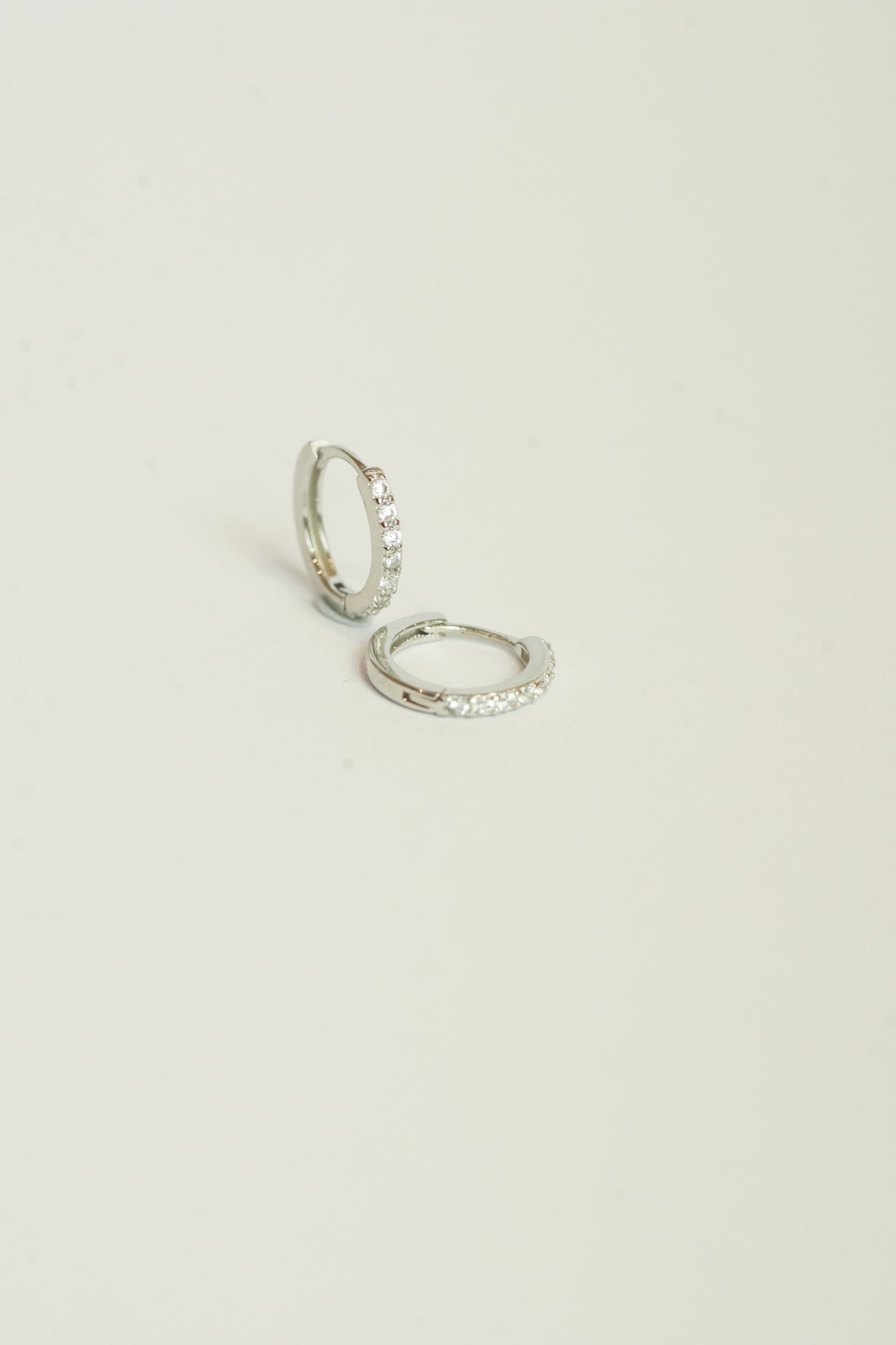 Zircon Huggies Earrings