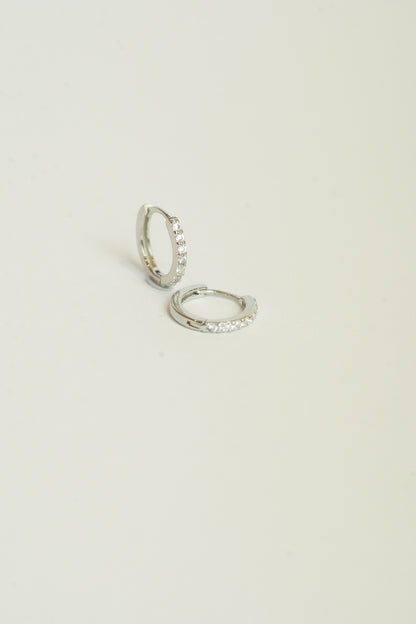 Zircon Huggies Earrings