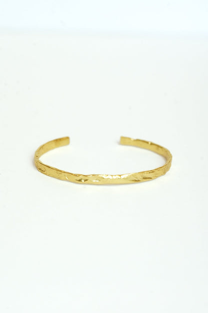 Olivia Hammered Cuff Bracelet MarauxJewellery