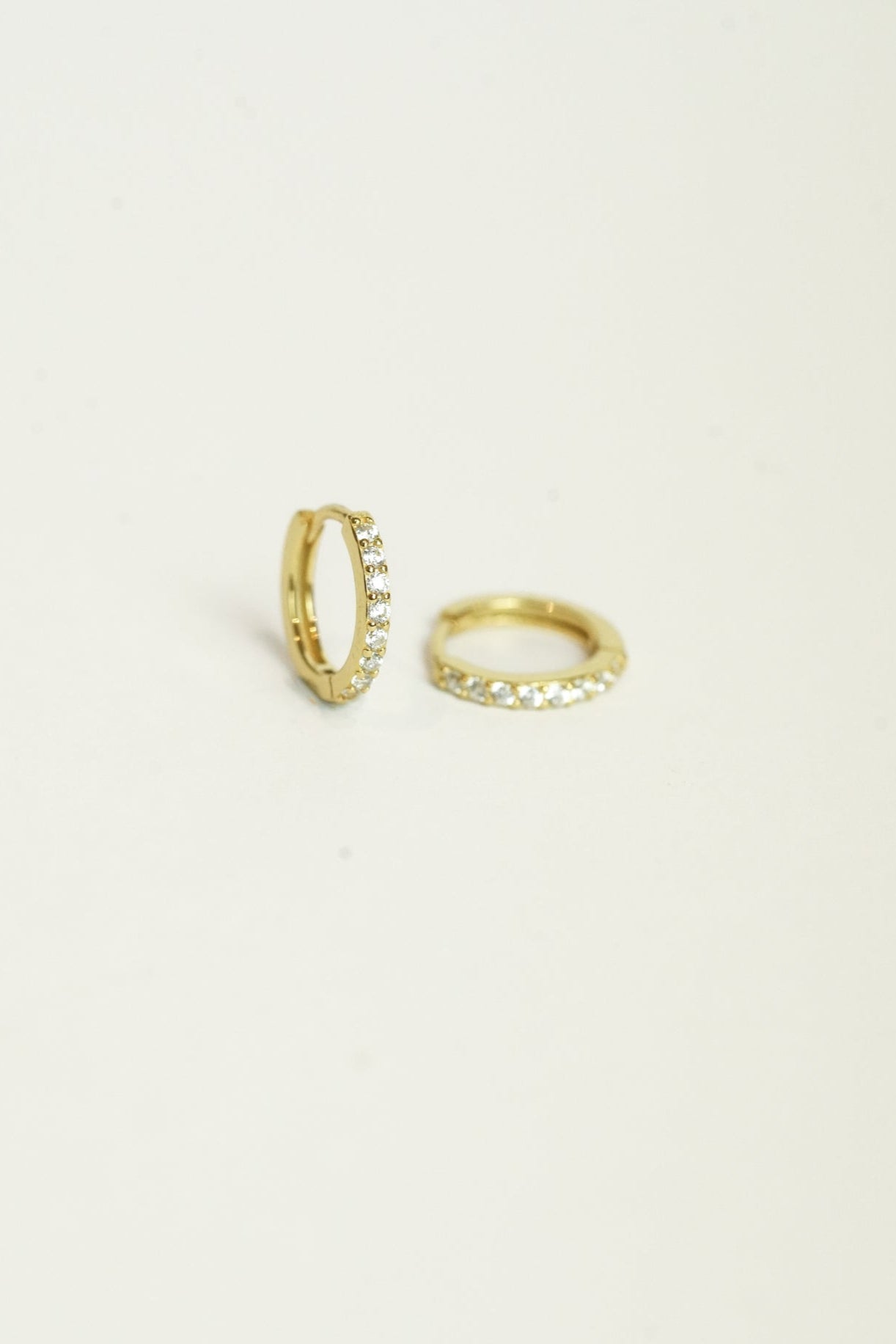 Zircon Huggies Earrings