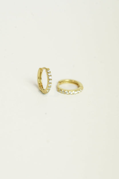 Zircon Huggies Earrings