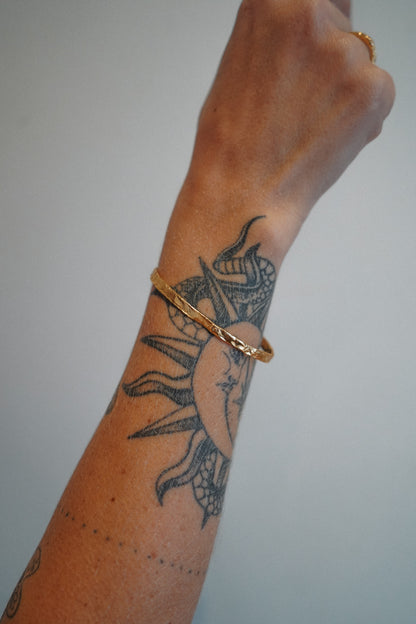 Olivia Hammered Cuff Bracelet