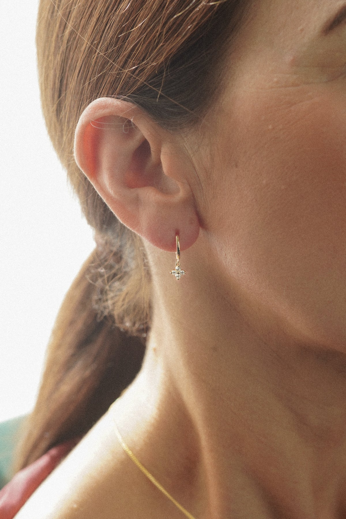 Clover Huggie Earrings